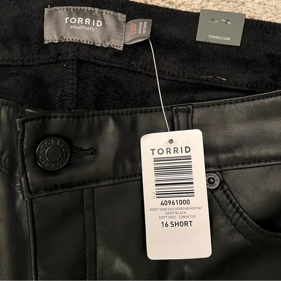 Torrid Perfect Skinny Faux Leather Pants - Picture 12 of 14